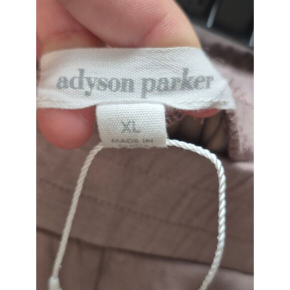 Adyson Parker Pants Womens Size XL Purple Wide Leg Soft Stretchy Pockets 7350 - Picture 2 of 9